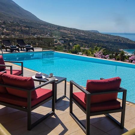 Lourdas Beach View Villa Vlachata Exteriér fotografie