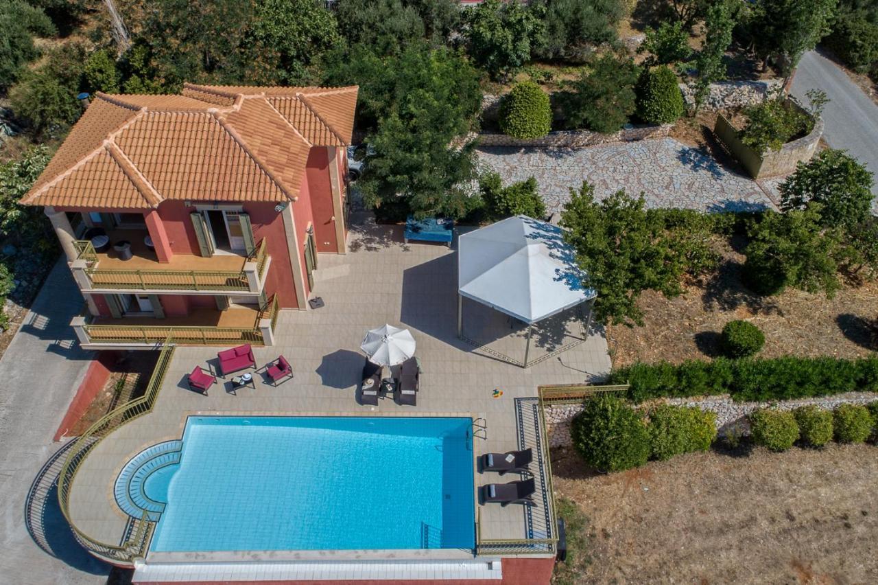 Lourdas Beach View Villa Vlachata Exteriér fotografie