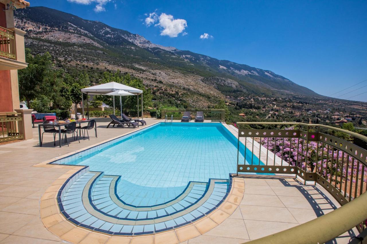 Lourdas Beach View Villa Vlachata Exteriér fotografie