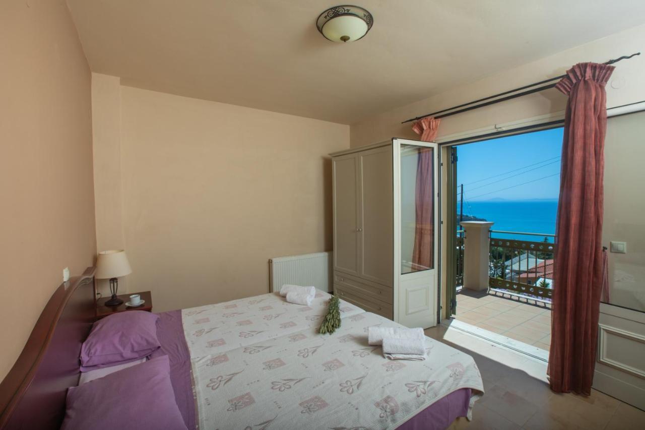 Lourdas Beach View Villa Vlachata Exteriér fotografie