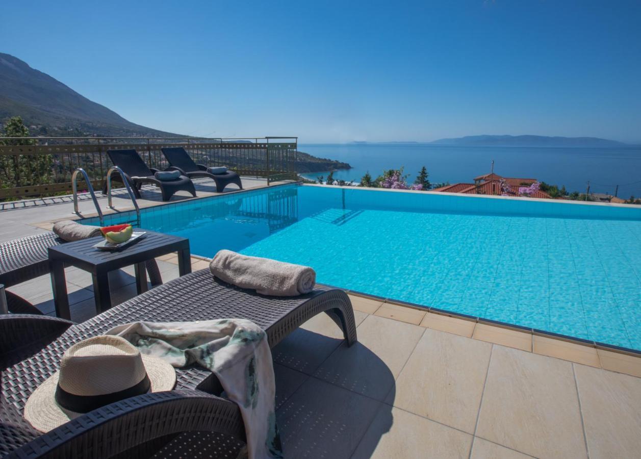 Lourdas Beach View Villa Vlachata Exteriér fotografie