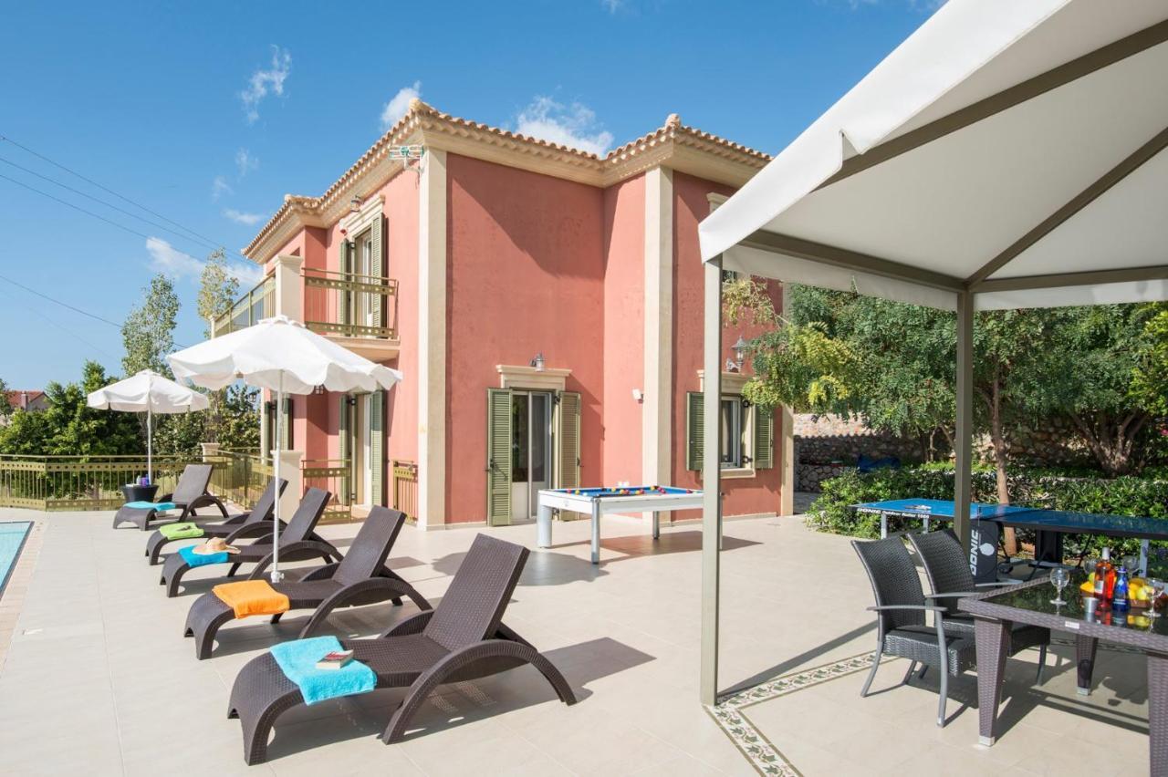 Lourdas Beach View Villa Vlachata Exteriér fotografie