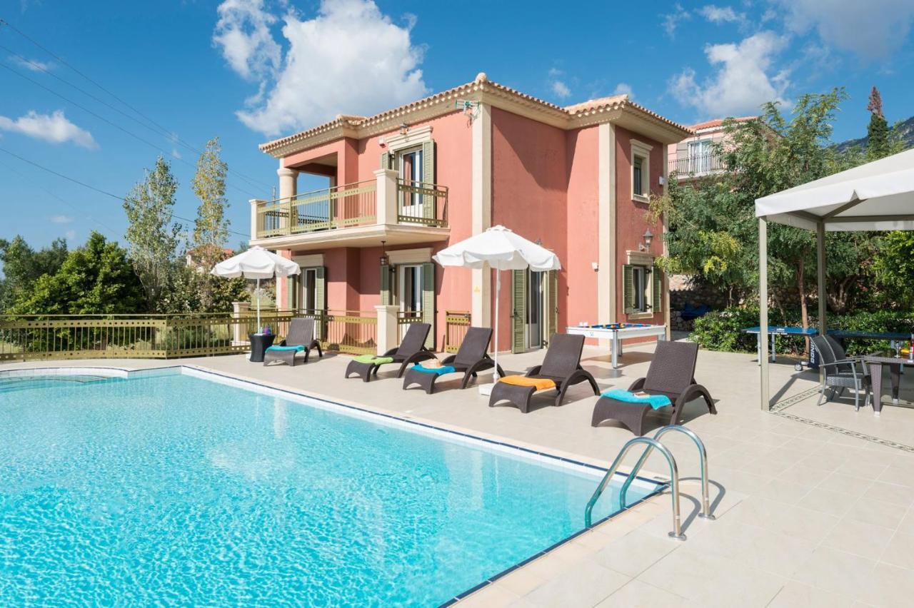 Lourdas Beach View Villa Vlachata Exteriér fotografie
