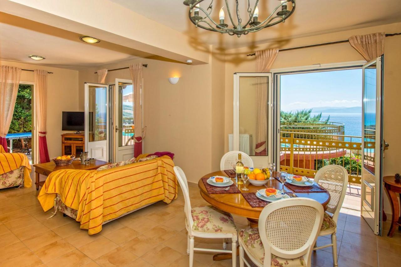Lourdas Beach View Villa Vlachata Exteriér fotografie