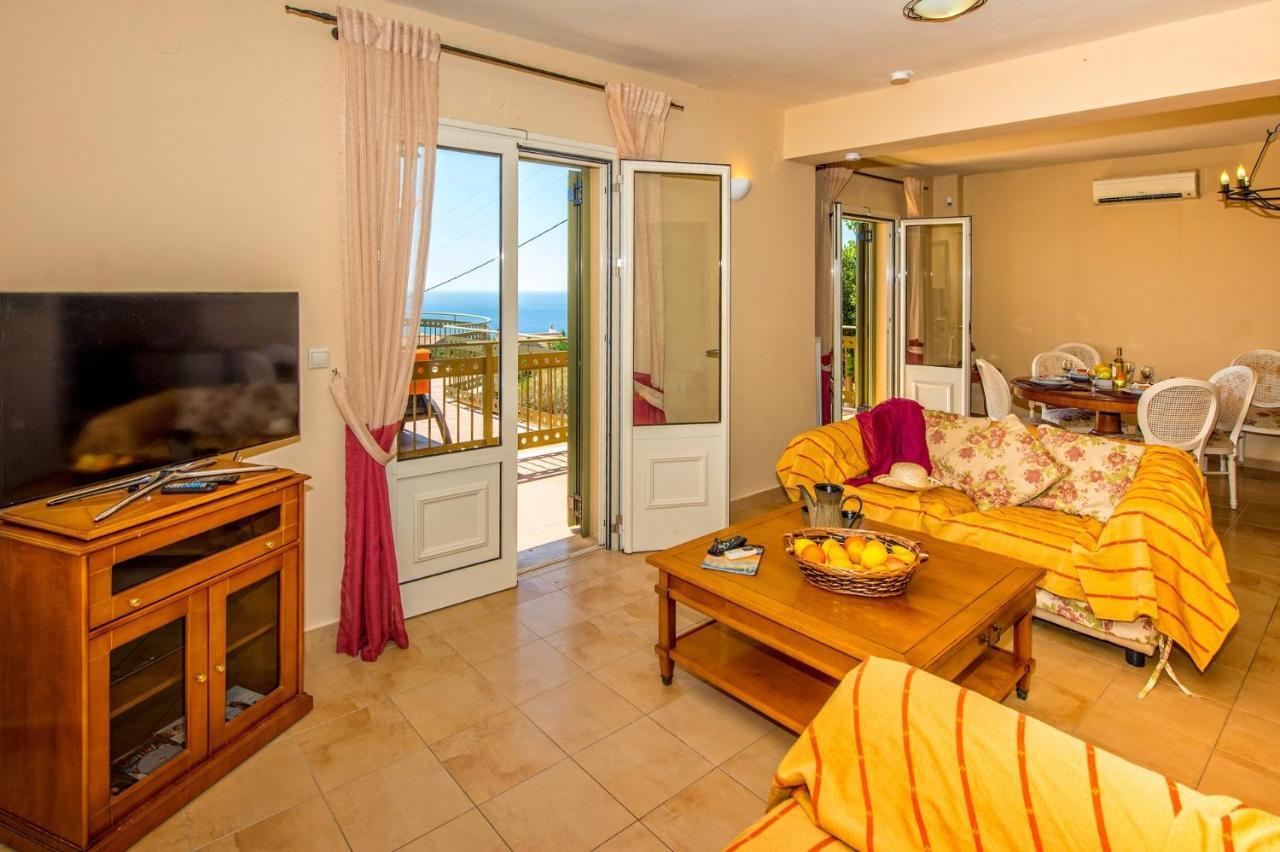 Lourdas Beach View Villa Vlachata Exteriér fotografie